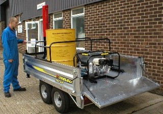 Belspary Pump Unit Trailer Mounted Belspray Pump Unit